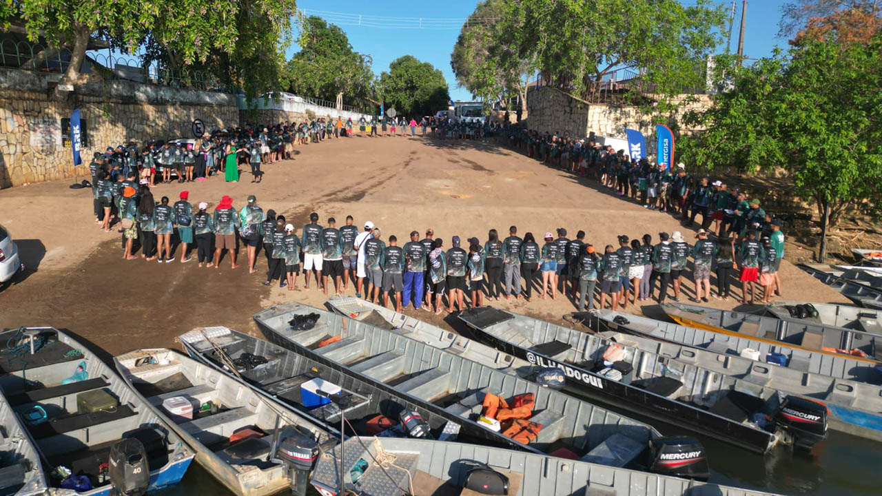 Projeto Amigos do Rio remove mais de 40 toneladas de resíduos do Rio Tocantins em apenas três anos.